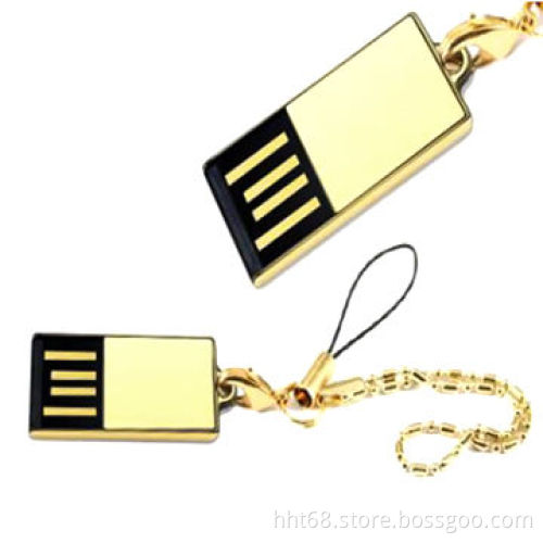 32GB/64GB Portable Mini Metal USB Flash Stick Pen Drives with Key Chain, Original Chip, Free Samples